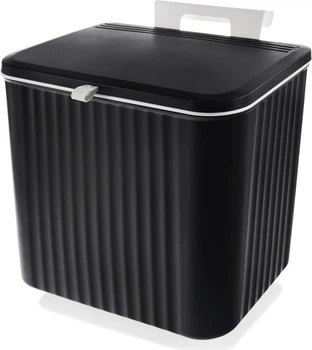 Kosz na śmieci Orion zawieszany 13 l Czarny (8681690007276)