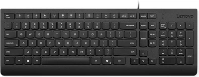Klawiatura przewodowa Lenovo Essential USB Black (4Y41R64681)