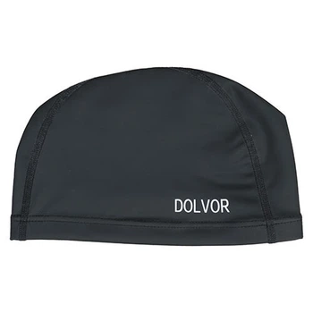 Шапочка для бассейна тканевая черная Dolvor DLV02