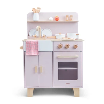 Ігровий набір New Classic Toys Міні-кухня рожева 62,5x30x83 см