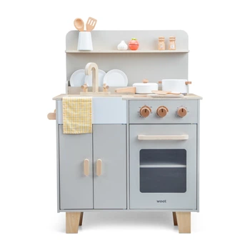 Ігровий набір New Classic Toys Міні-кухня бежева 62,5x30x83 см