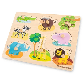 Пазл New Classic Toys Сафарі 8 частин 30х22,5х2,5 см