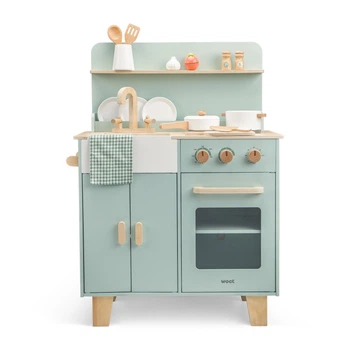 Ігровий набір New Classic Toys Міні-кухня зелена 62,5x30x83 см