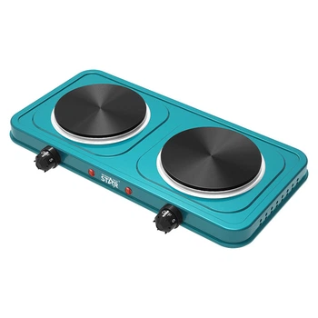 Настольная плита электрическая WINNINGSTAR ST-9638 1000W + 1000W Green
