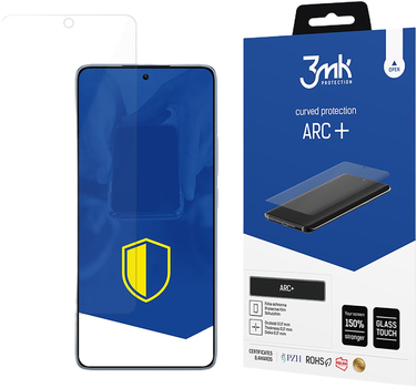 Захисне скло 3mk ARC+ для Xiaomi 14T / 14T Pro (5903108610995)
