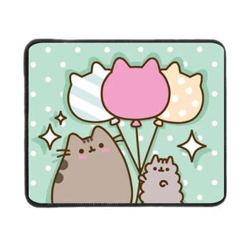 Игровая поверхность Коврик для мышки с оверлоком Pusheen Пушин 180х220 мм (ПУ000075)