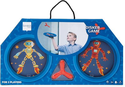 Gra planszowa Scratch Disker Game: rzucaj i łap z motywem Robota (5414561821502)