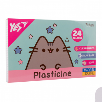 Пластилин Yes Pusheen 24 цвета 480 г