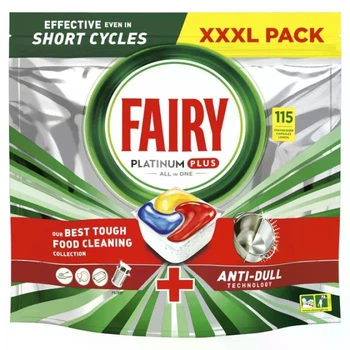 Капсули для посудомийної машини Fairy All in One Platinum Лимон, 115 шт