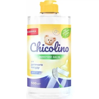 Засіб для миття дитячого посуду Chicolino, 500 мл