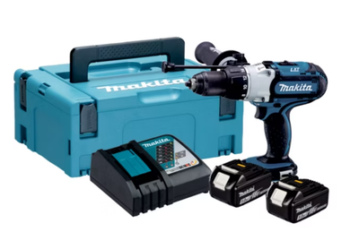 Ударная дрель/шуруповерт Makita 18 В Li-Ion 5,0 Ач