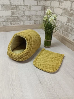 Будинок для морських свинок, шиншил, гризунів Animals_joy Норка M 20*29 см (143)