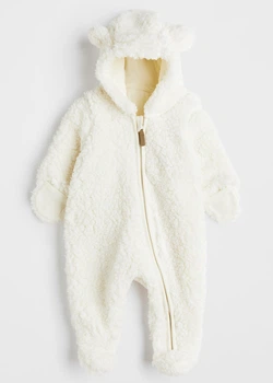Плюшевый теплый комбез H&M 74см (3165-74)