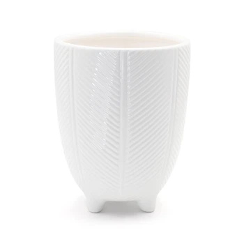 Горшок-кашпо для цветов DH-FLOWERS-28 M WHITE