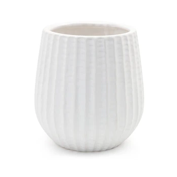Горшок-кашпо для цветов DH-FLOWERS-25 M WHITE