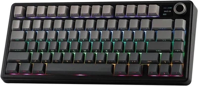 Игровая Клавиатура AULA F75 MAX Gradient Gray Беспроводная Механическая 2.4G/Bluetooth/USB type-c RGB Подсветка С Поддержкой HOT-SWAP
