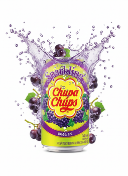 Напій безалкогольний Виноград Chupa Chups 0.345 мл/ 24шт/уп ж/б