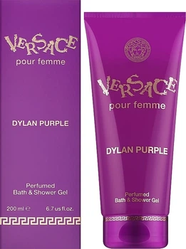 Гель для душа для женщин Versace Dylan Purple 200 мл (8011003876297)