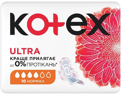 Гигиенические прокладки Kotex Ultra Dry & Soft Normal, 10 шт. — Идеальный баланс сухости и мягкости