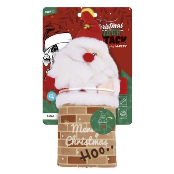 Игрушка-диспенсер для лакомств собак M-Pets Christmas Snack Attack Dog Toy Xmas 40х12,5х6,5 см (6953182749059)