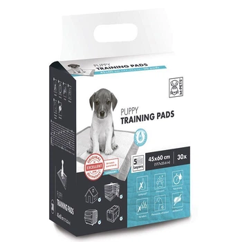 Пелёнки для приучения щенков к туалету M-Pets Puppy Training Pads 60х45 см / 30 шт. (5415341005754)