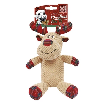 Игрушка с пищалкой Олень для собак M-Pets Christmas Toy Reindeer Dasher 30х24х13 см (6953182748861)