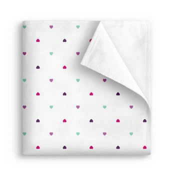Непромокаемая пеленка Cosas PLAYFUL HEARTS Ранфорс 100x140 см (4822052445266)