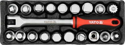 Набір ключів Yato для зливної пробки масляного піддону 3/8" YT-05992 20 шт (5906083125683)