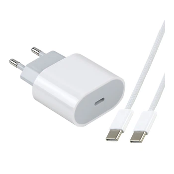Мережевий Зарядний Пристрій Apple PD 35W 16 Pro Max+Type-C to Type-C 1:1 Бiлий