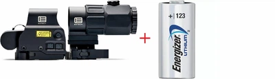 Комплект EOTech HHS V (EXPS3-4 + G45 5x) + Подарунок Батарейка Energizer CR123 Lithium 3V , 1500 mAh