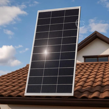 Сонячна панель з ламінованим склом монокристалічна 150Вт Solar Panel, мобільна портативна сонячна батарея для автономного електропостачання, для дому, дачі, кемпінгу, авто та зарядки акумуляторів, TEE-15018