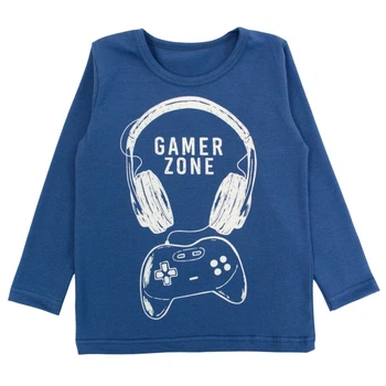 Реглан для хлопчика Арлекін Gamez zone 4192-452 92 см Індіго