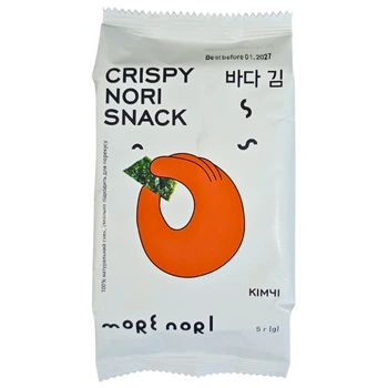Хрусткі норі-снеки Godbawee Food Crispy Nori Snack зі смаком кімчі 5 г