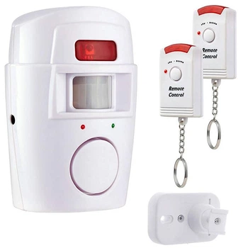 Сигнализация для дома и дачи Alarm Sensor 105 автономная, беспроводной датчик движения с сиреной, 2 брелка, охранная система