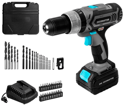 Акумуляторний дриль-шуруповерт Cecotec 70011 CecoRaptor Perfect 2024 Advance ударна (8435675100113)