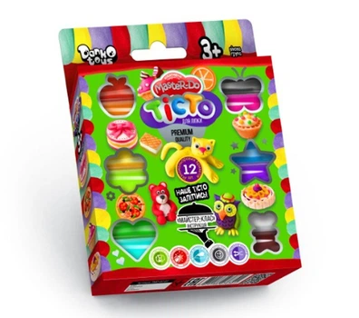 Тісто для ліплення "Master Do", 12 кольорів Dankotoys (37383)