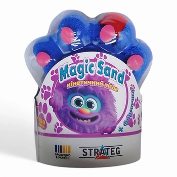 Кінетичний пісок "Magic Sand. Лапка", 250 г (синій) Strateg (257806)