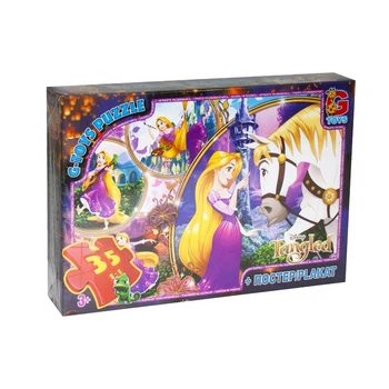 Пазли "Рапунцель", 35 ел Gtoys (58822)