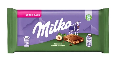 Шоколад Milka Broken Hazelnut Milk Chocolate Bar 45г