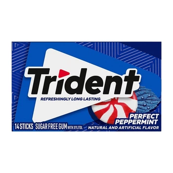 Жувальна гумка Trident Perfect Peppermint Sugar Free Gum 14 стіків