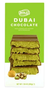 Дубайський шоколад Bolci Dubai Chocolate Milk Kadayif Pistachio 200г
