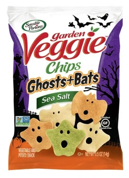 Овощные чипсы Sensible Portions Gluten-Free Ghosts Bats Sea Salt Garden 14г