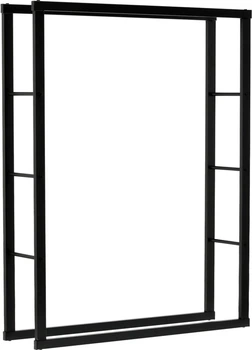 Стійка для камінних дров VOREL сталева 100 x 25 x 100 см 33317 (5906083118494)