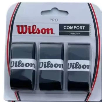 Намотка на тенісну ракетку Wilson Overgrip чорні 3 обмотки в комплеті