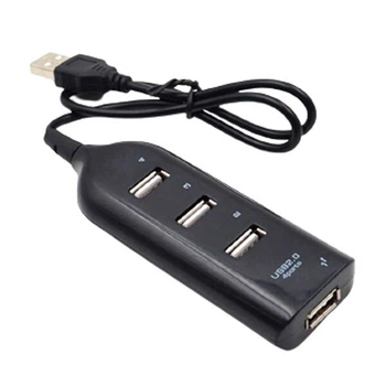 USB Hub, USB, 0.5 м., Черный - 235007