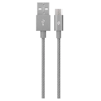 USB кабель Ttec 2DK11UG, MicroUSB, 1.2 м., Серый - 351893