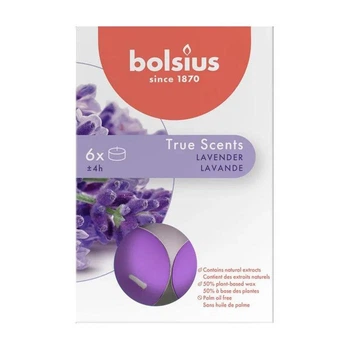 Ароматичні свічки Французька лаванда Bolsius 6 штук