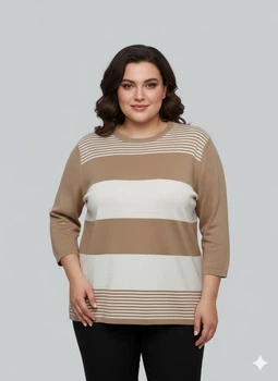 Кофта женская К-18 темный беж, L-XL