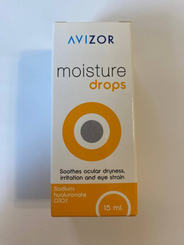 Зволожуючі краплі для очей Moisture drops 15 мл Avizor