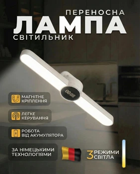 Светильник с аккумулятором и часами PowerMe LumiClock